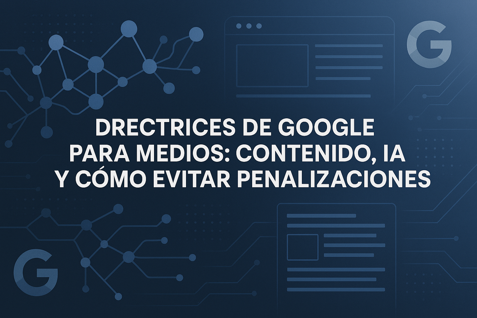 Manual del Editor: Navegando las Directrices de Google y la IA en la Redacción Moderna